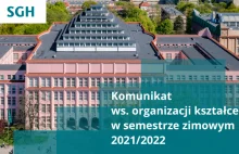 Studia ekonomiczne w 2021/2022 - całkowicie lub częściowo na terenie uczelni