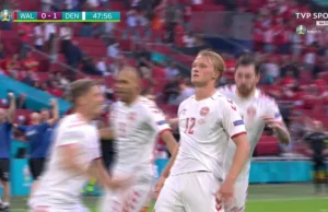 Duński dynamit znów eksplodował! Walia zdemolowana w 1/8 finału Euro 2020!...