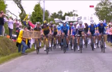 Policja szuka sprawczyni kraksy w Tour de France