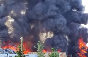 Pożar na składowisku odpadów w Przysiece Polskiej. Drugi w tym miesiącu