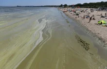 Zakaz kąpieli w kilkunastu nadmorskich kąpieliskach w Polsce