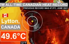 USA i Kanada zmagają się z gigantycznymi upałami. Temperatury po 50 st. C.