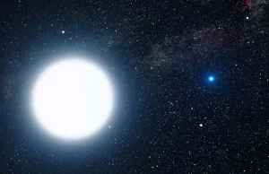 Ta gwiazda jest niemal wielkości Księżyca, ale ma masę większą od Słońca