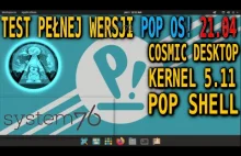 Test Pop OS! 21.04 Cosmic