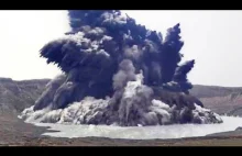 Właśnie budzi się duży wulkan Taal Filipiny