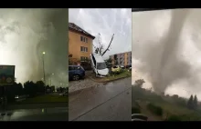 GIGANTYCZNE Tornado w Czechach. 24.06.2021