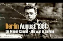 Pierwsze dni muru berlińskiego - 1961. Nagranie w świetnej jakości.
