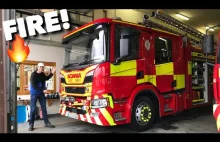 SCANIA P 320 Fire Engine Crew Cab Full Tour & Test Drive + Emergency!