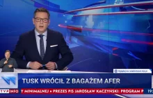 TVPIS: Tusk wrócił do Polski bo "Jest rudy i mściwy"