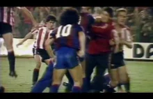 Diego Maradona en Barcelona VS Athletic Bilbao 1984