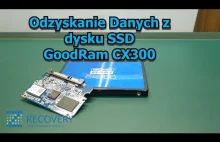 GoodRam CX300 - odzyskanie danych z dysku SSD - SATAFIRM