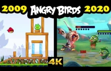 Ewolucja Angry Birds games (2009-2020)