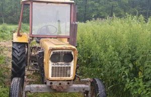 Traktor znaleźli w pokrzywach