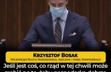 Krzysztof Bosak w Sejmie w kilkadziesiąt sekund (bo tyle czasu nam dali!)
