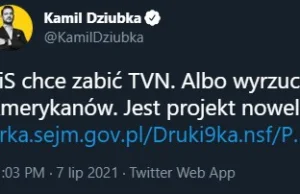 Projekt ustawy, która ma ubić TVN albo zmusić Amerykanów do sprzedaży.