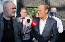 Tusk: "Gwałcą Konstytucję, atakują sądy, uderzają w TVN i inne wolne media"