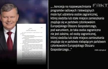 Reportaż "Faktów" TVN o nowelizacji ustawy medialnej