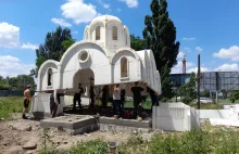 Ukraińska Cerkiew postawiła pilotażową świątynię ze styropianu