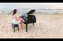 Chopin - Waltz h-moll - koncert na plaży w Mielnie