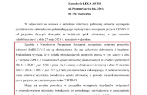 Lekarz nie ma prawa odmówić świadczenia niezaszczepionemu -Kancelaria LEGA ARTIS