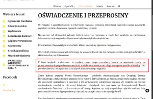 800zł za karteczkę - Oświadczenie i przeprosiny