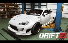 Drift21 - polska gra w której budujemy swój samochód do driftu