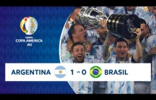 Argentyna wygrywa 1:0 z Brazylią w finale Copa America 2021