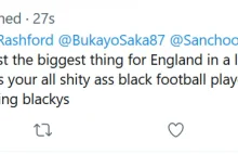 Anglicy dziękują czarnym piłkarzom, którzy przestrzelili karne