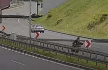 Wypadek motocyklisty na Zakręcie Mistrzów. Kolejny w tym miesiącu.