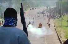 Zamieszki w Durban, (Płd. Afryka).
