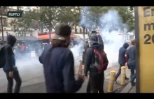 NA ŻYWO:Paryżanie protestują w DzieńBastylii po przemówieniu Macrona i segrgacji