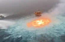 U wybrzeży Meksyku zapaliło się... morze [WIDEO]