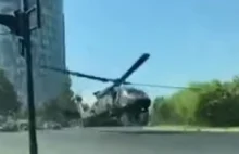 Black hawk lądował awaryjnie w centrum Bukaresztu [WIDEO