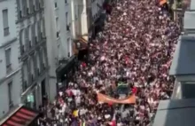 Protesty we Francji przeciwko paszportowi sanitarnemu i przymusowi szczepień