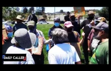 Biali z Antify wpraszają się na pokojowe protesty organizowane przez czarnych...
