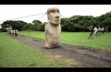 "Chodzące" statuy z Wyspy Wielkanocnej, czyli jak transportowano posągi moai?