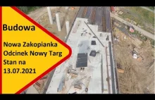 Nowa Zakopianka | Odcinek Nowy Targ | Stan na 13.07.2021