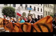 Protest antyszczepionkowców: Dzisiaj każdy Polak widzi, za plandemią stoją Żydzi