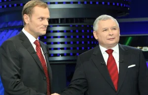 Kaczyński boi się debaty z Tuskiem. "Ma traumę po porażce w 2007 roku"