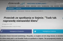 TVP: Tusk tak naprawdę nienawidzi kleru