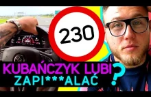 KUBAŃCZYK SZALEJE NA DRODZE? 230 KM/H NA LICZNIKU