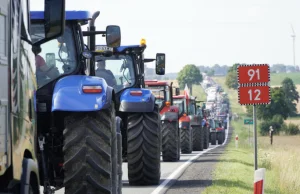 Tak wyglądał protest rolników - rząd PiS ich nie słucha, gospodarstwa bankrutują