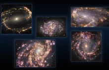 Wyraziste obrazy galaktyk na nowych ekspozycjach. Wkład obserwatoriów VLT i ALMA