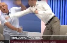 Bójka w studiu mołdawskiej telewizji