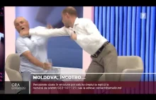 Bójka w studiu mołdawskiej telewizji. Jeden z polityków stracił przytomność
