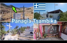 Panagia Tsambika, Rodos, Grecja wycieczka piesza z hotelu na szczyt