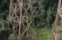 Kolumbia. 25-latka skoczyła na bungee