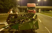 Z ostatniej chwili: Wielkopolska - samochód ciężarowy uderzył w kombajn