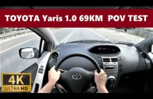 Toyota Yaris II 1.0 69KM POV DRIVE (2009) Test & Acceleration | 4K #50