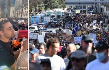 Australia: Antycovidowe protesty. Tysiące osób domagało się zniesienia lockdownu